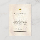 Simeon, de Kaart van het Orthodoxe Gebed Plaatskaartje (Achterkant)