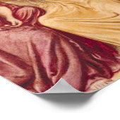 Simeon en Solomon Sappho en Erinna in een tuin Poster (Hoek)