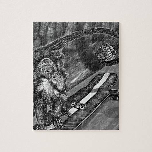 Simeon Skateboard Selfie Legpuzzel (Verticaal)