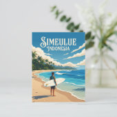 Simeulue-eiland Indonesië Briefkaart (Staand voorkant)