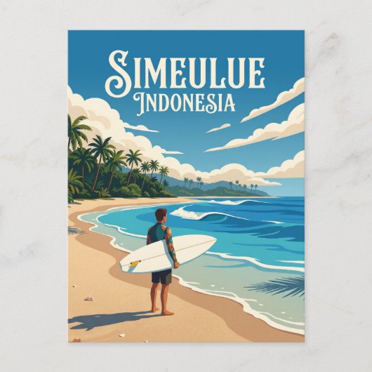 Simeulue-eiland Indonesië Briefkaart (Voorkant)