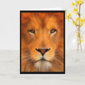 Simha Lion Wenskaart (leeg) Kaart (Gele Bloem)