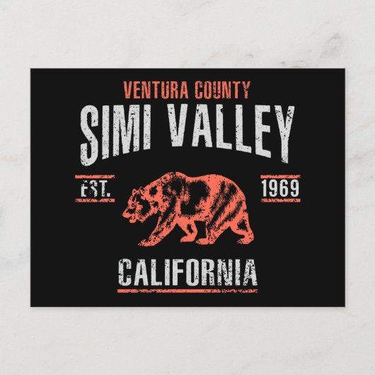 Simi Valley Briefkaart (Voorkant)