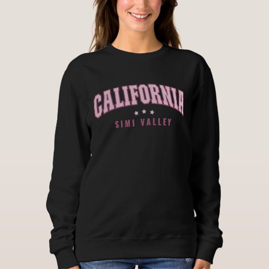 Simi Valley California Preppy Trui (Voorkant)