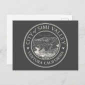 SIMI VALLEY CALIFORNIË - SANTA SUSANA PASS BRIEFKAART (Voorkant / Achterkant)