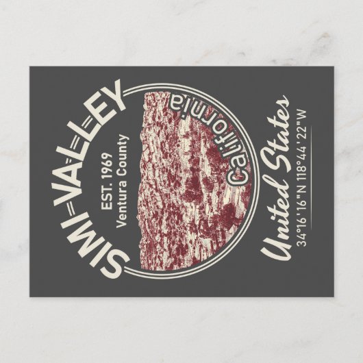 SIMI VALLEY CITY - CALIFORNIA  BRIEFKAART (Voorkant)