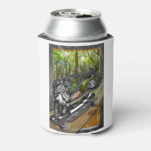 Simian Schaats Selfie Blikjeskoeler (Blikje Achterkant)