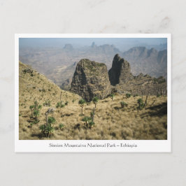 Simien Mountains Ethiopië Briefkaart