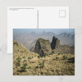 Simien Mountains Ethiopië Briefkaart