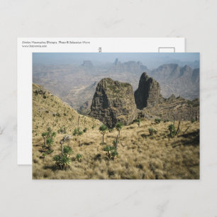 Simien Mountains Ethiopië Briefkaart
