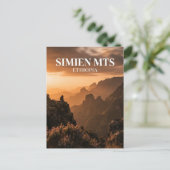 Simiengebergte, Debark, Amhara-regio Briefkaart (Staand voorkant)