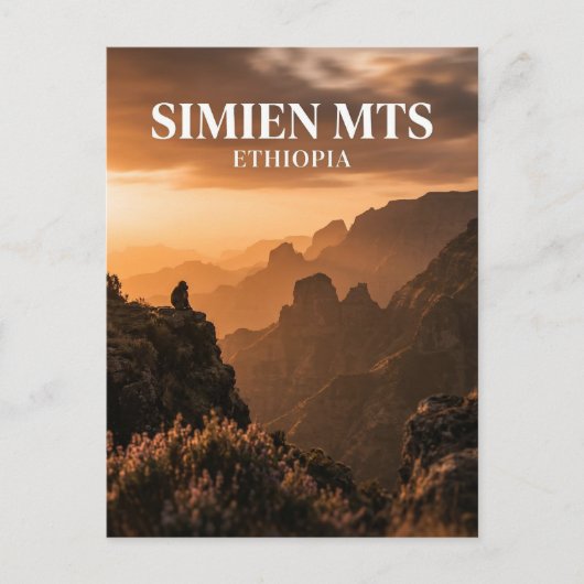 Simiengebergte, Debark, Amhara-regio Briefkaart (Voorkant)