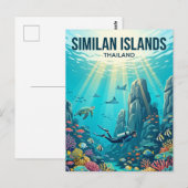 Similan-eilanden Thailand Briefkaart (Voorkant / Achterkant)