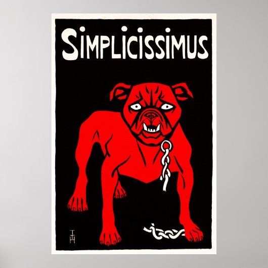 Simimimissimus -  Dog Cartoon Poster (Voorkant)