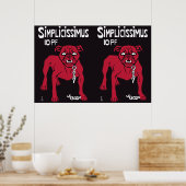 Simimissimus Thomas Theodor Heine Poster (Keuken)