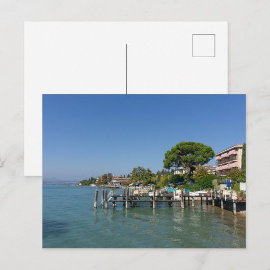 Simione Gardasee Briefkaart (Voorkant / Achterkant)