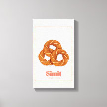 Simit Turkse Sesam Brood Traditie Canvas Poster