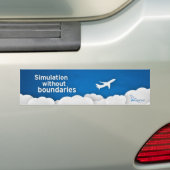 simMarket Paper Sky 1 Bumpersticker (Op auto)