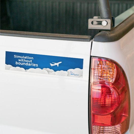 simMarket Paper Sky 1 Bumpersticker (Op Truck)