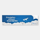 simMarket Paper Sky 1 Bumpersticker (Voorkant)