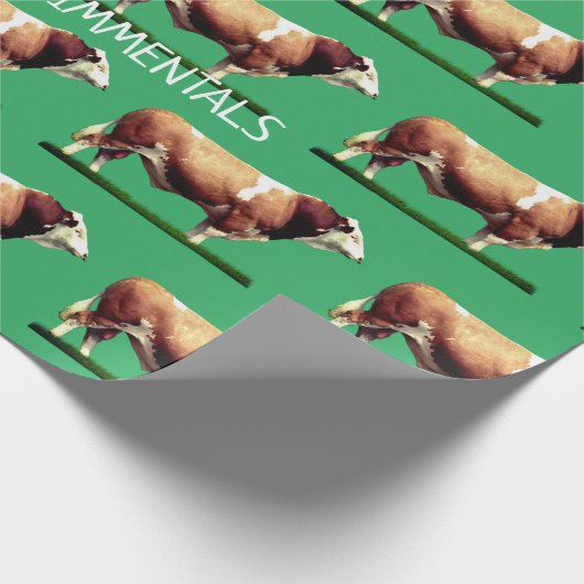 Simmental Bull Cadeaupapier (Hoek)