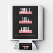 Simmer Down Karen Blikjeskoeler (Achterkant)