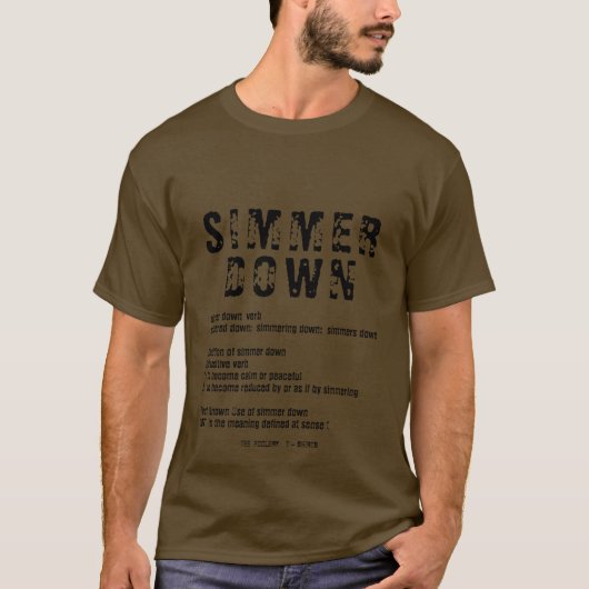 SIMMER DOWN T-SHIRT (Voorkant)