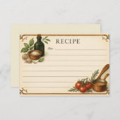 Simmering in Sicily Recipe Card (Voorkant / Achterkant)