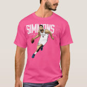 Simmons 10  stripstijl - Fan Made T-shirt (Voorkant)