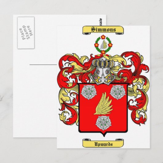 Simmons Briefkaart (Voorkant / Achterkant)