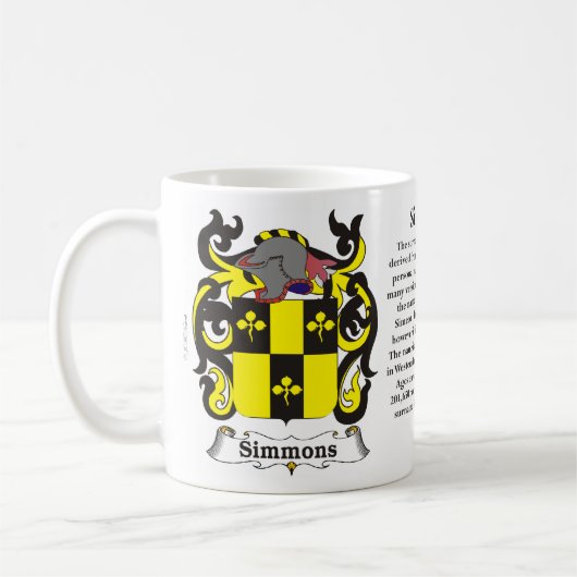 Simmons Family Coat of Arms Mok (Links)