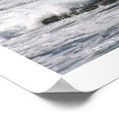 'Simmons' . surfen op foto-wenskaart Poster (Hoek)