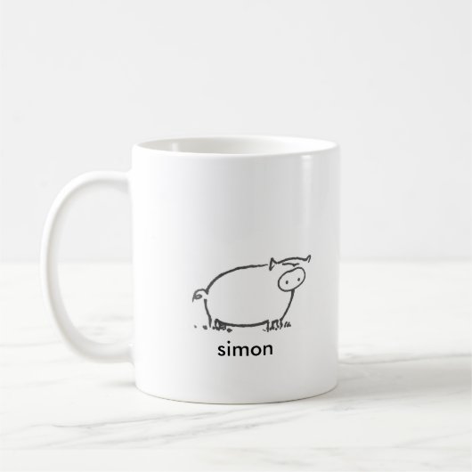 Simon - 15 oz koffiemok (Links)
