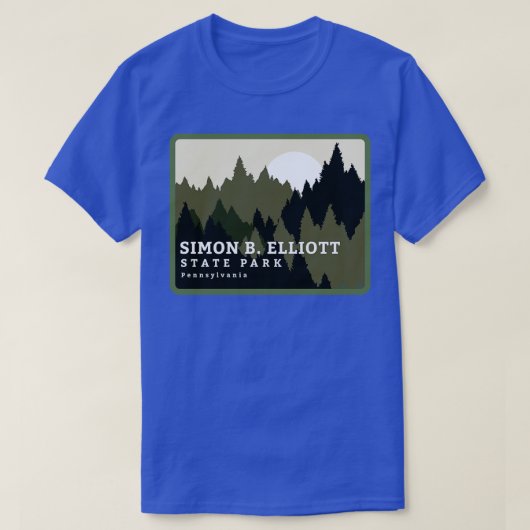 Simon B Elliott State Park Pennsylvania Forest Sun T-shirt (Design voorkant)