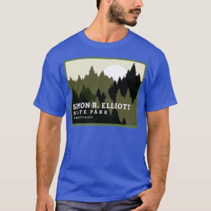 Simon B Elliott State Park Pennsylvania Forest Sun T-shirt