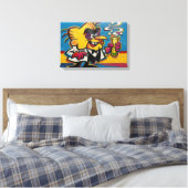 SIMON BAR SINISTER 3 CANVAS AFDRUK (Insitu (Slaapkamer))