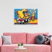 SIMON BAR SINISTER 3 CANVAS AFDRUK (Insitu (Woonkamer))