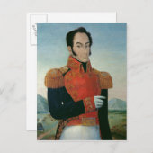 Simon Bolivar Briefkaart (Voorkant / Achterkant)