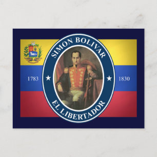Simon Bolivar Briefkaart