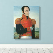 Simon Bolivar Canvas Afdruk (Insitu (Houten vloer))