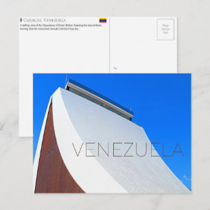 Simón Bolívar Mausoleum, Caracas, Venezuela Reis Briefkaart