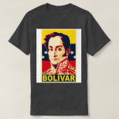 Simon Bolivar Poster T-shirt (Design voorkant)