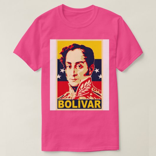 Simon Bolivar Poster T-shirt (Design voorkant)