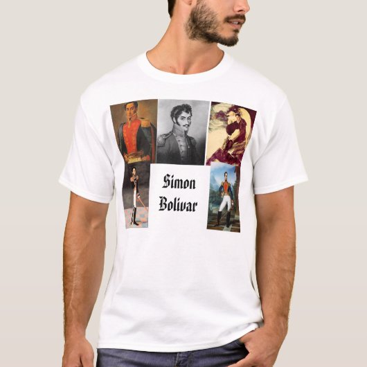 Simon Bolivar, Simon Bolivar, Simon Bolivar, Si... T-shirt (Voorkant)