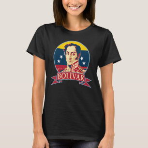 Simon Bolivar Venezuela Propaganda Kunst T-shirt