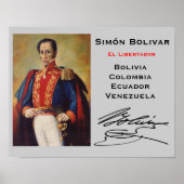 Simón Bolivar* Wall Poster (Voorkant)