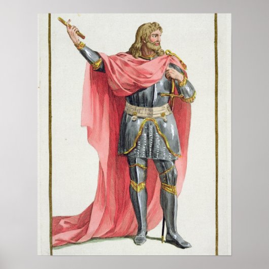 Simon de Montfort (c.1165-1218) uit de Receuil des Poster (Voorkant)