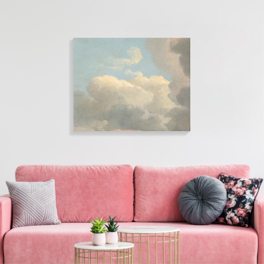 Simon Denis - Cloud Study (Early Evening) Canvas Afdruk (Insitu (Woonkamer))