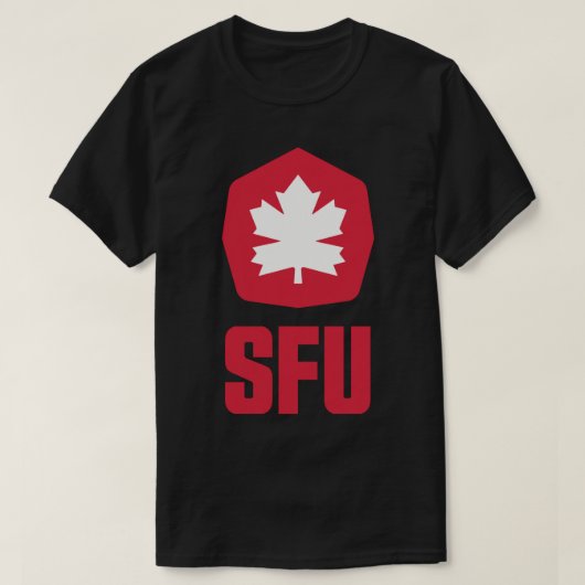 Simon Fraser SFU Clan Sticker T-shirt (Design voorkant)