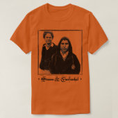 Simon Garfunkel Vervaagd Stijl Esthetisch T-shirt (Design voorkant)